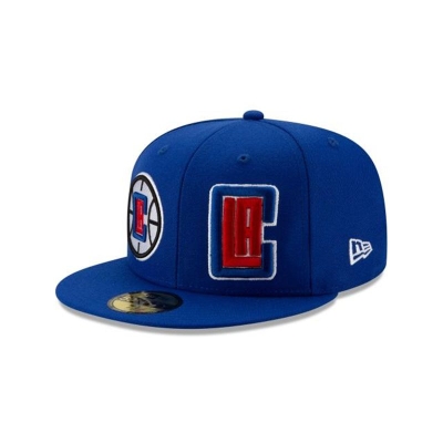 Sapca New Era Los Angeles Clippers NBA Double Hit 59FIFTY Fitted - Albastri